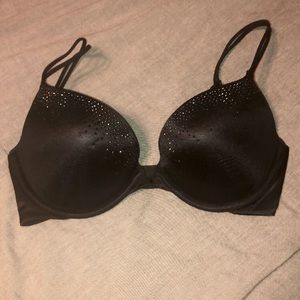 Black embellished Very Sexy Victoria Secret bra